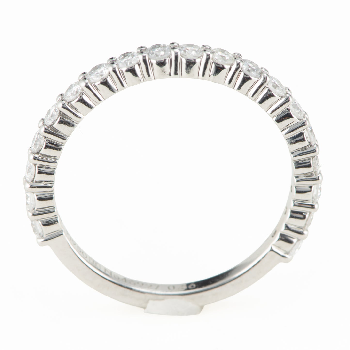 1.9mm ダイヤモンド ハーフエタニティリング プラチナ950 (0.58ct pt950)