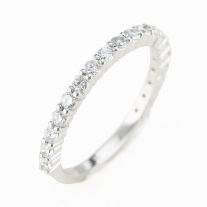 1.9mm ダイヤモンド ハーフエタニティリング プラチナ950 (0.58ct pt950)