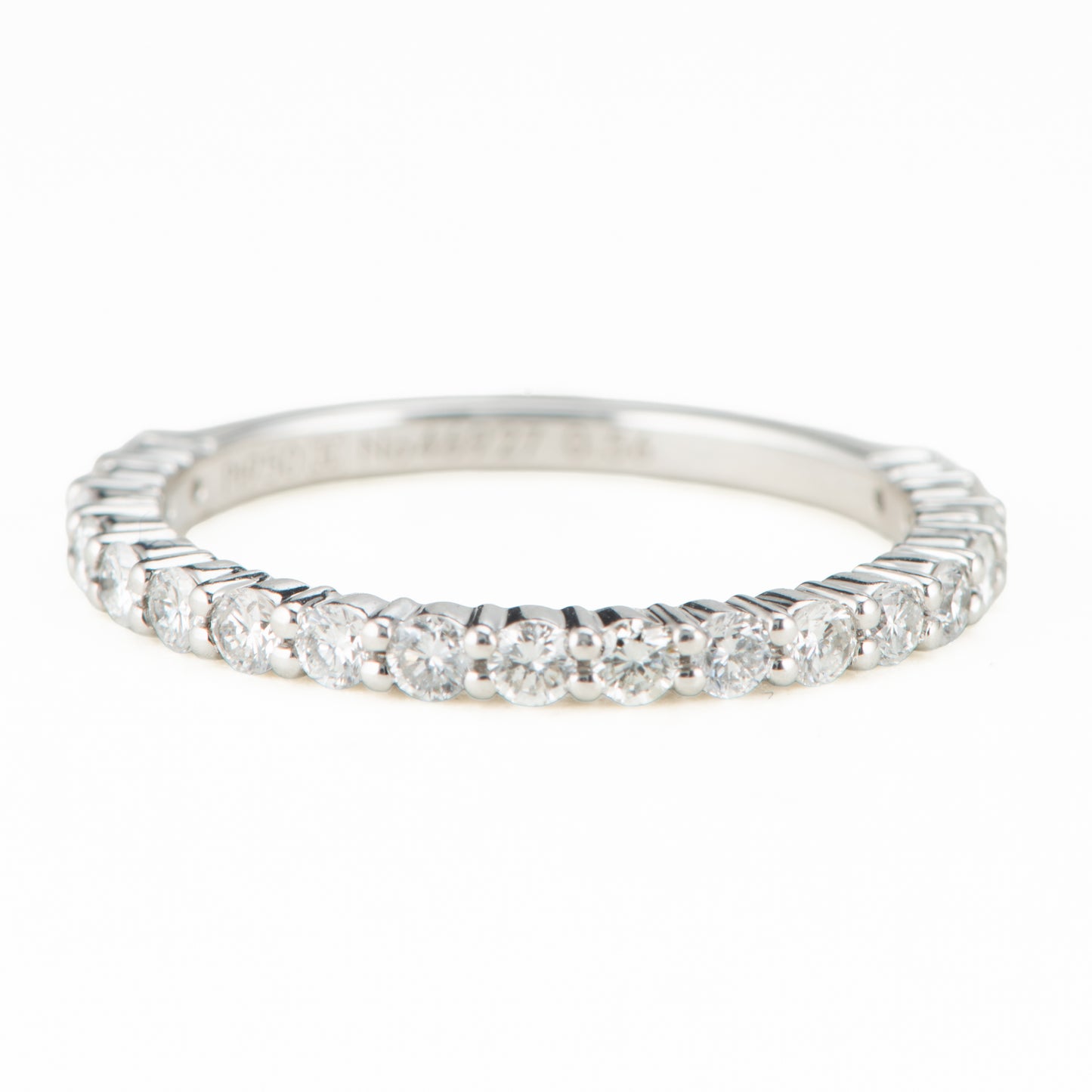 1.9mm ダイヤモンド ハーフエタニティリング プラチナ950 (0.58ct pt950)