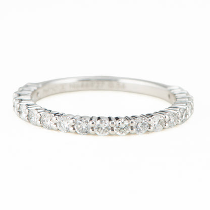 1.9mm ダイヤモンド ハーフエタニティリング プラチナ950 (0.58ct pt950)