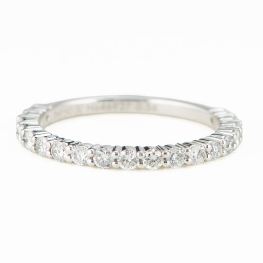 1.9mm ダイヤモンド ハーフエタニティリング プラチナ950 (0.58ct pt950)