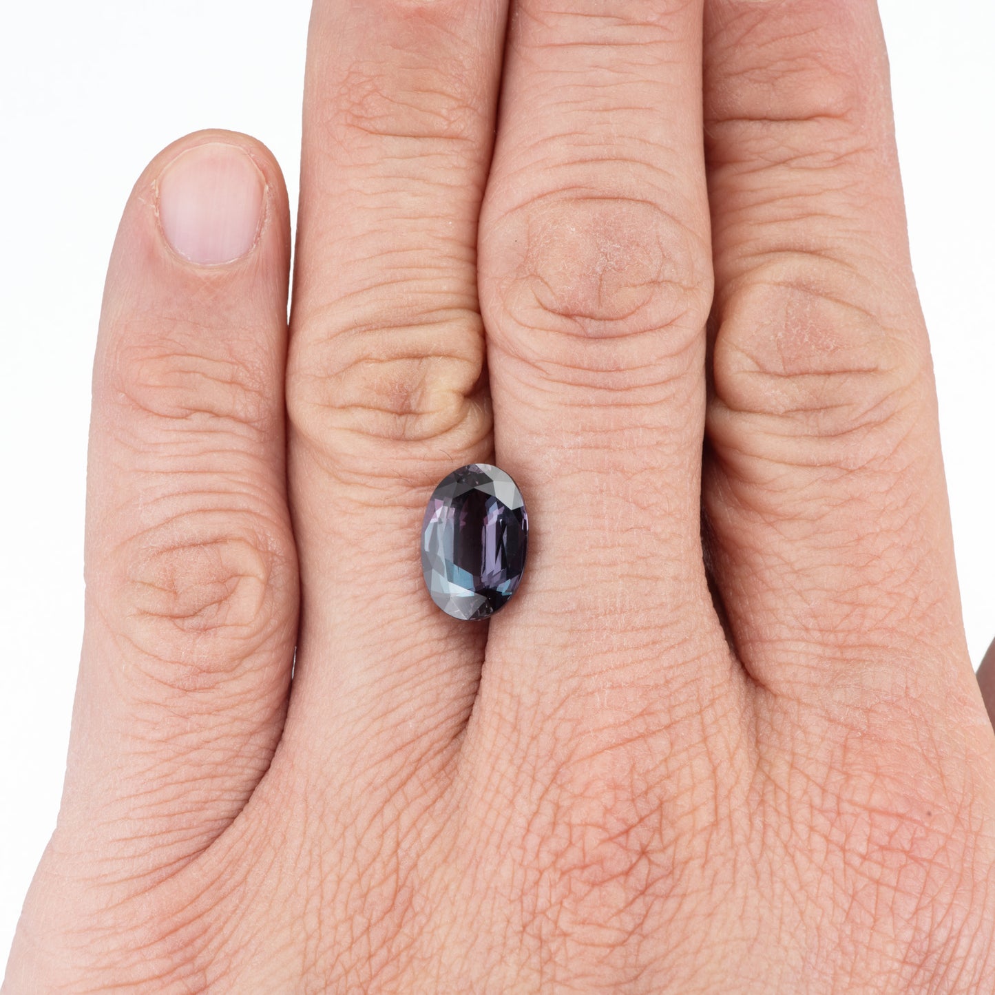 5.92ct アレキサンドライト オーバルシェイプ ルース, スリランカ産 GIAレポート付き