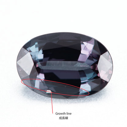 5.92ct アレキサンドライト オーバルシェイプ ルース, スリランカ産 GIAレポート付き