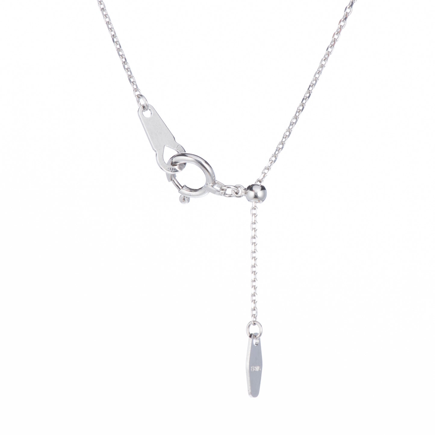 バタフライ ダイヤモンド ホワイトゴールドペンダントネックレス D: 0.4ct K18WG