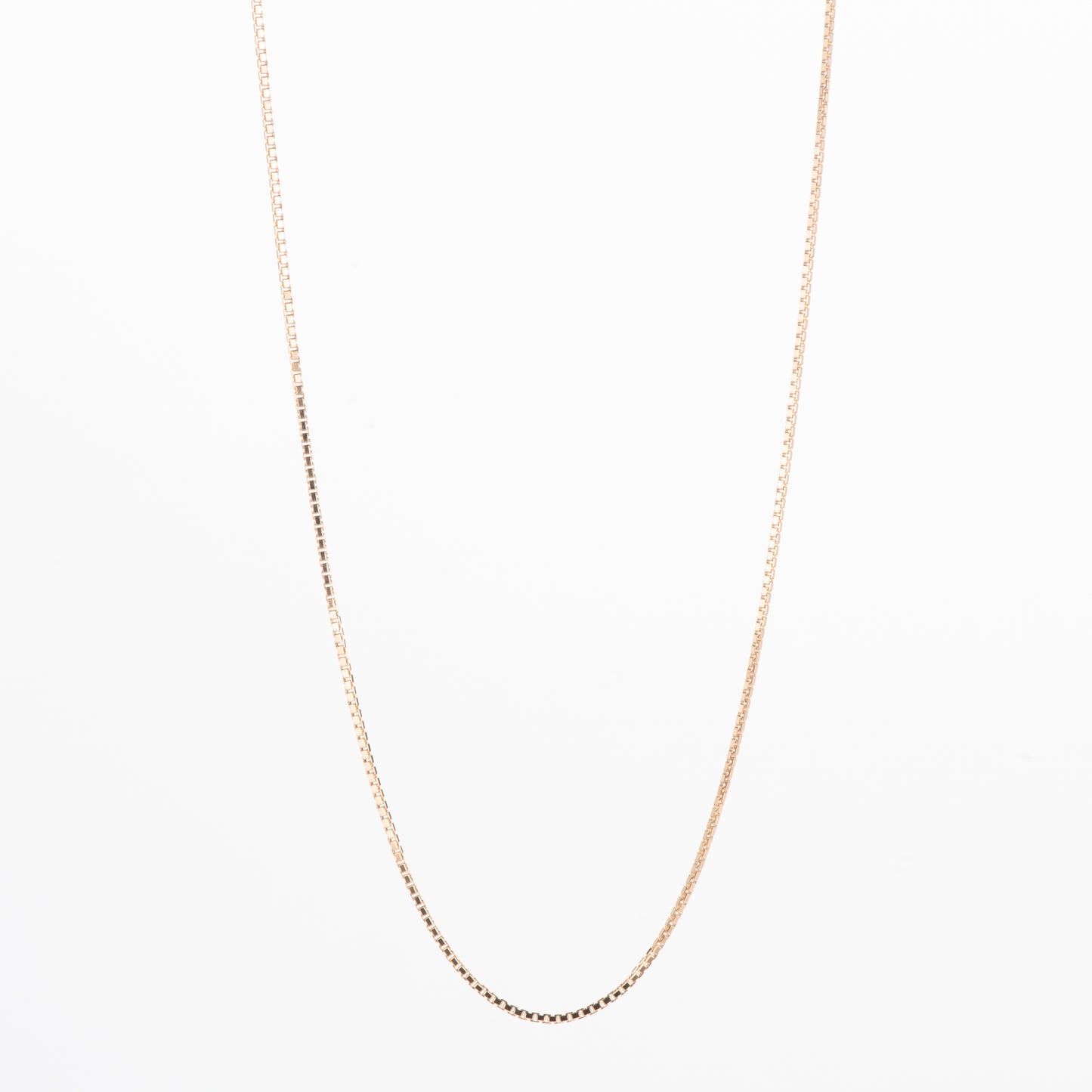 K18ピンクゴールド ベネチアンチェーン スライダー付き 0.7mm 45cm K18PG