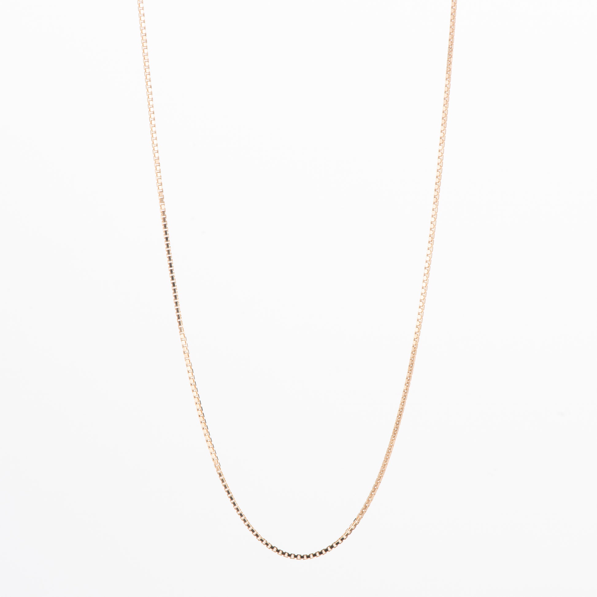 K18ピンクゴールド ベネチアンチェーン スライダー付き 0.7mm 45cm K18PG