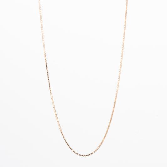 K18ピンクゴールド ベネチアンチェーン スライダー付き 0.7mm 45cm K18PG