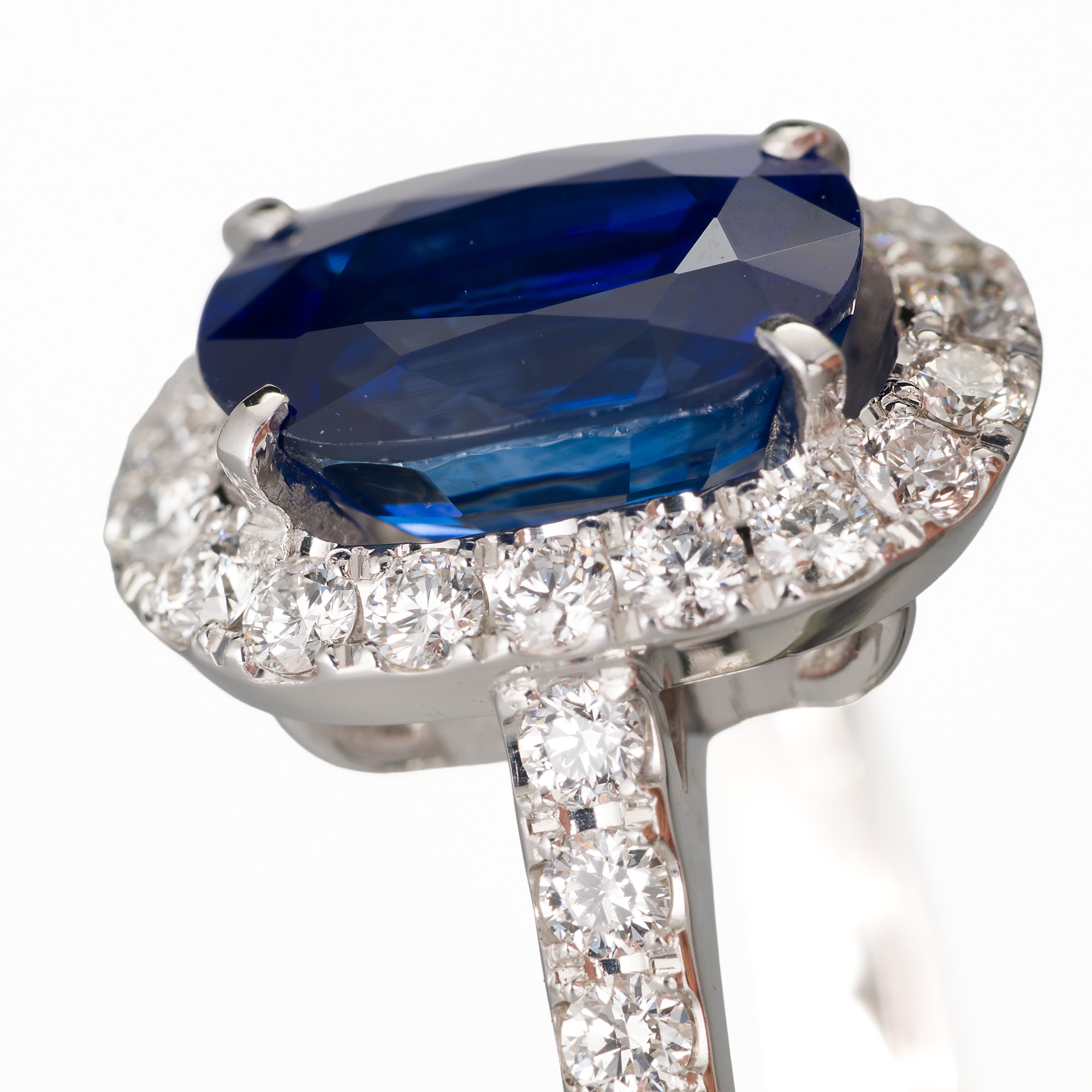 ZUISHO｜Pt950 スリランカ産 サファイア 2.71ct ダイヤモンド 0.75ct
