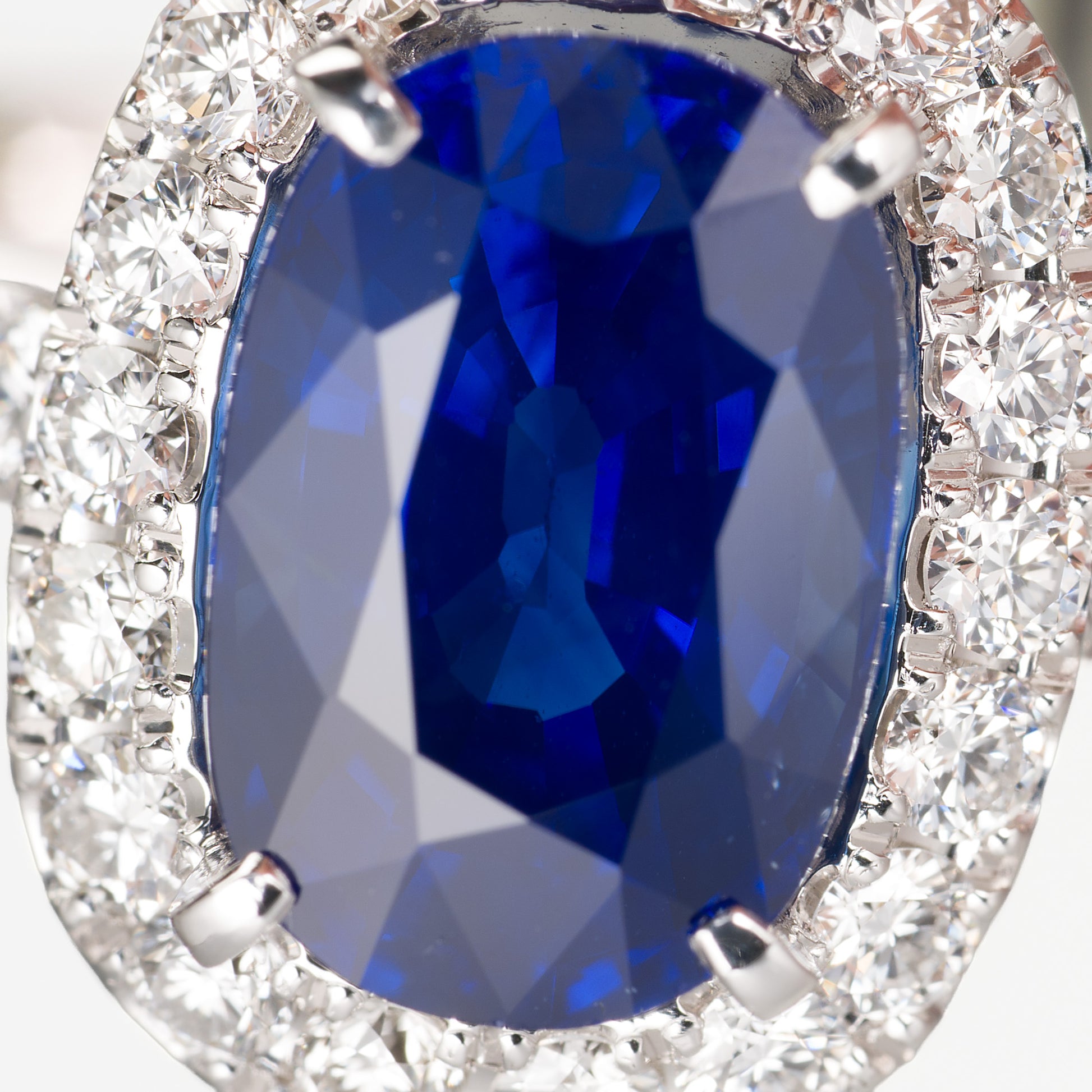 銀座 瑞勝 スリランカ産サファイア 2.71ct GIA鑑別付 プラチナ950リング ダイヤモンド 0.75ct
