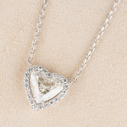 1.99ct Jカラー SI2 ダイヤモンドペンダント　プラチナ900/850製 (1.99ct J SI2 0.30ct Pt900/Pt850) CGL