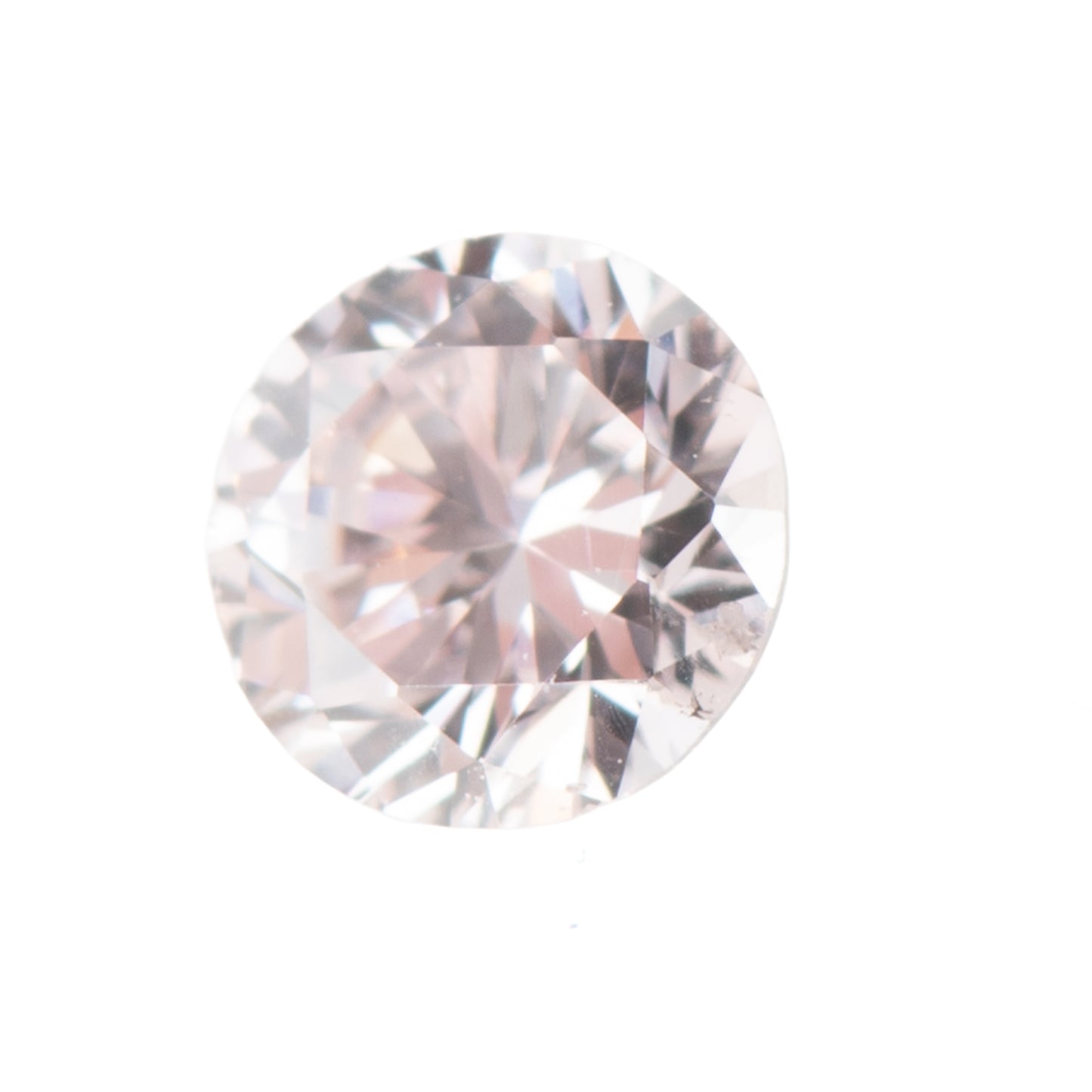 0.124ct, ベリーライトパープリッシュピンクダイヤモンド, SI1, ラウンド, CGL