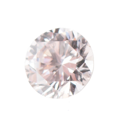 0.124ct, ベリーライトパープリッシュピンクダイヤモンド, SI1, ラウンド, CGL