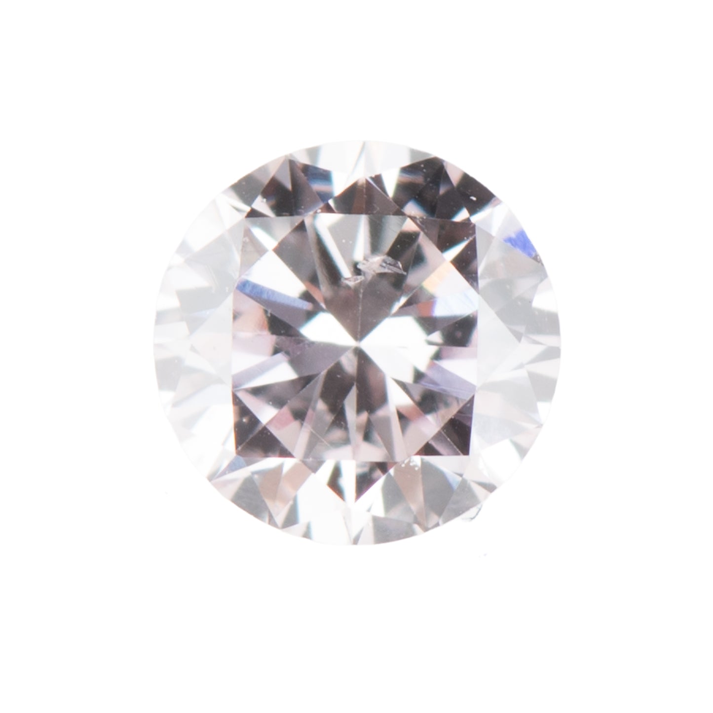 0.129ct, ベリーライトパープリッシュピンクダイヤモンド, SI1, ラウンド, CGL