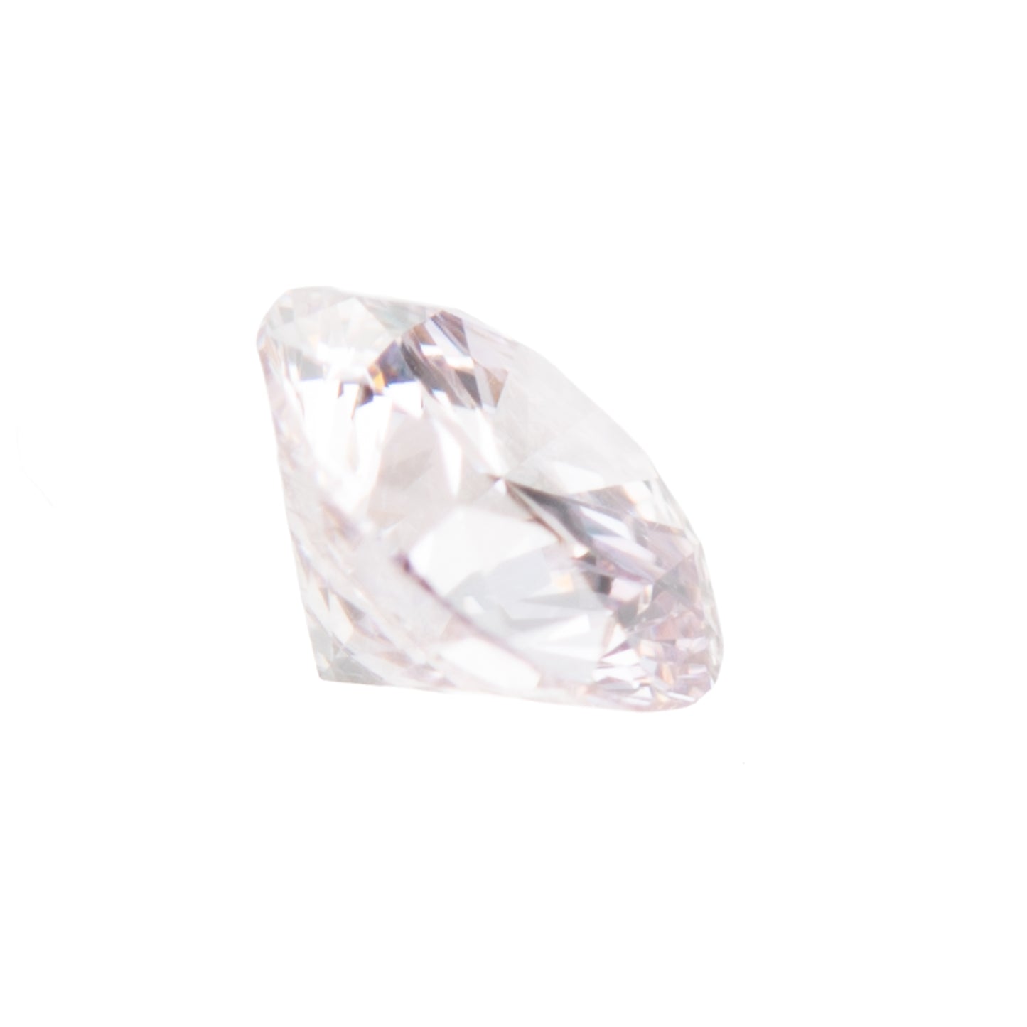 0.129ct, ベリーライトパープリッシュピンクダイヤモンド, SI1, ラウンド, CGL, Very Light Purplish Pink diamond