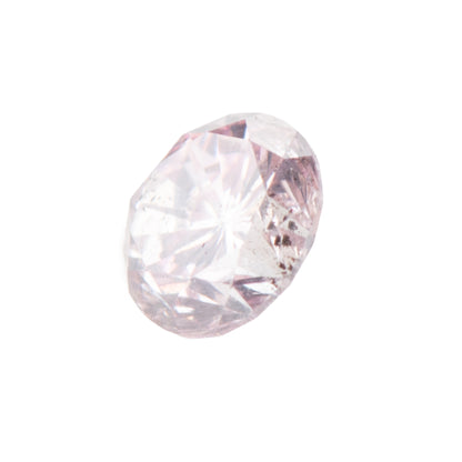 0.114ct ファンシーライトパープリッシュピンクダイヤモンド, SI2, ラウンド, CGL