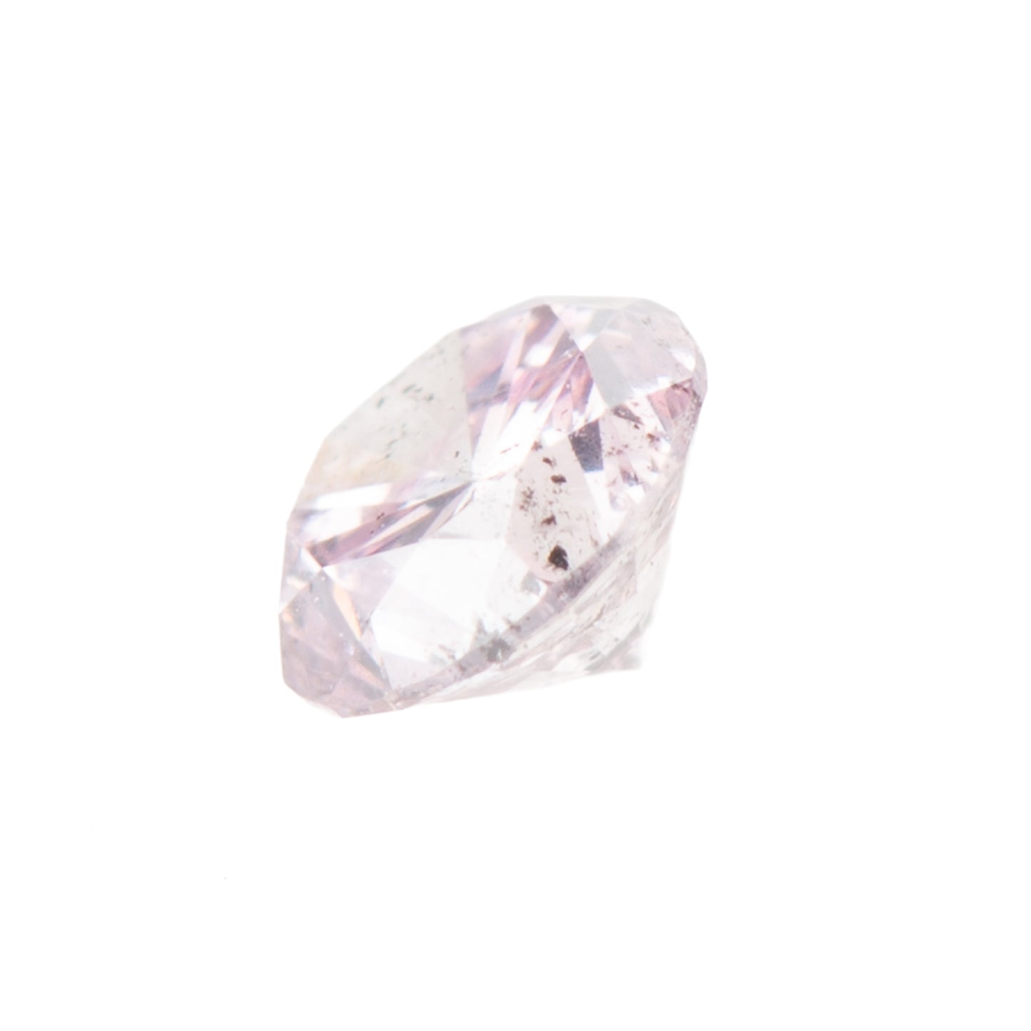 0.114ct ファンシーライトパープリッシュピンクダイヤモンド, SI2, ラウンド, CGL