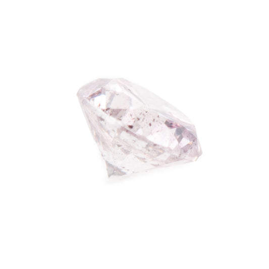 0.114ct ファンシーライトパープリッシュピンクダイヤモンド, SI2, ラウンド, CGL