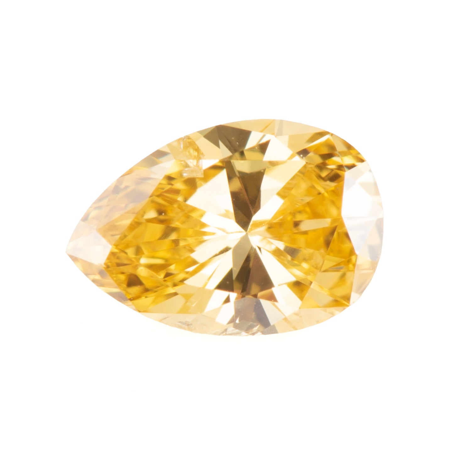 0.245ct, ファンシーディープイエローダイヤモンドルース 中宝研ソーティング付き Fancy Deep Yellow, SI2, PS, CGL