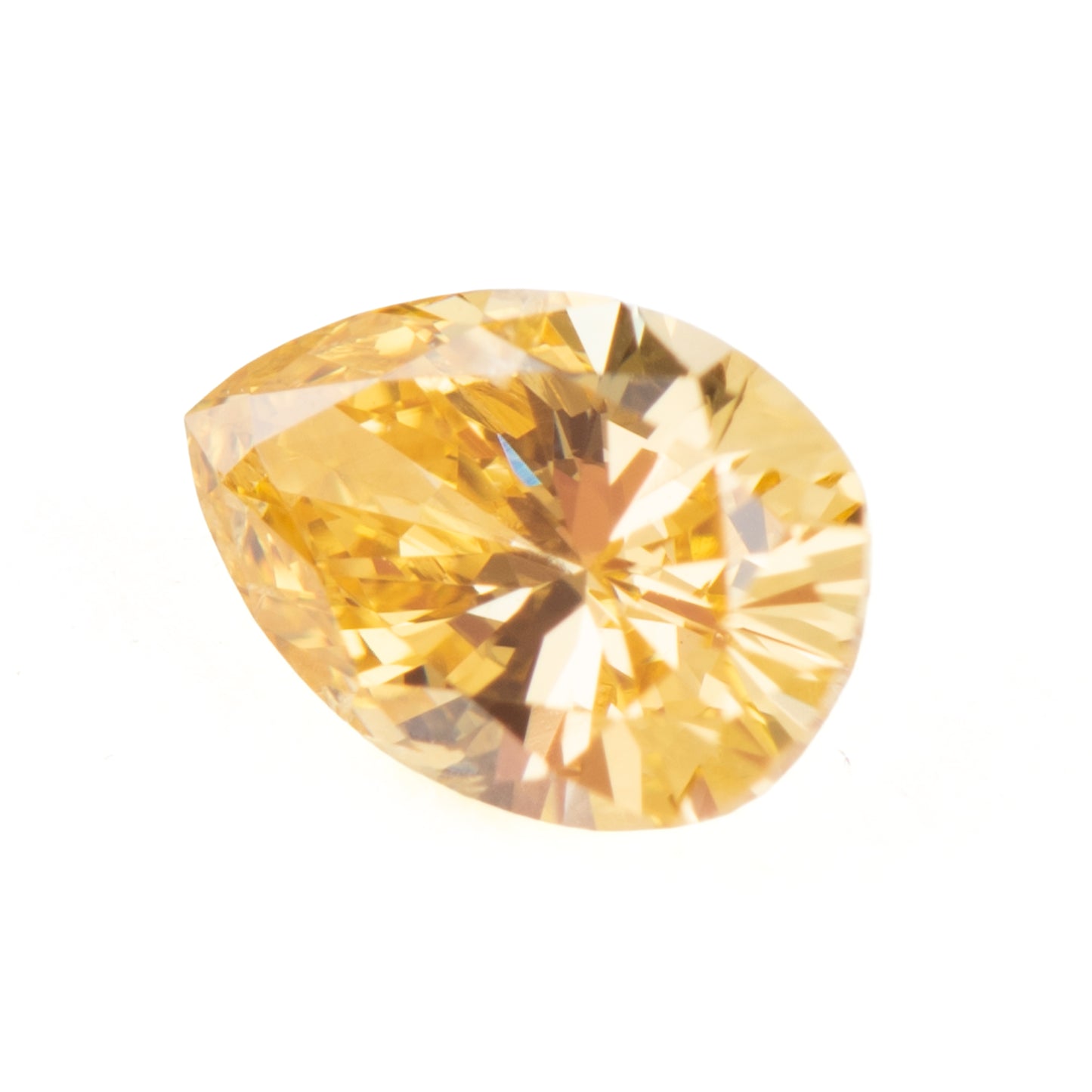 0.245ct, ファンシーディープイエローダイヤモンドルース 中宝研ソーティング付き Fancy Deep Yellow, SI2, PS, CGL