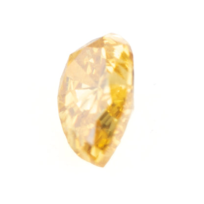 ペアシェイプ 0.163ct Fancy Deep Yellow ファンシーディープイエロー SI1 CGL