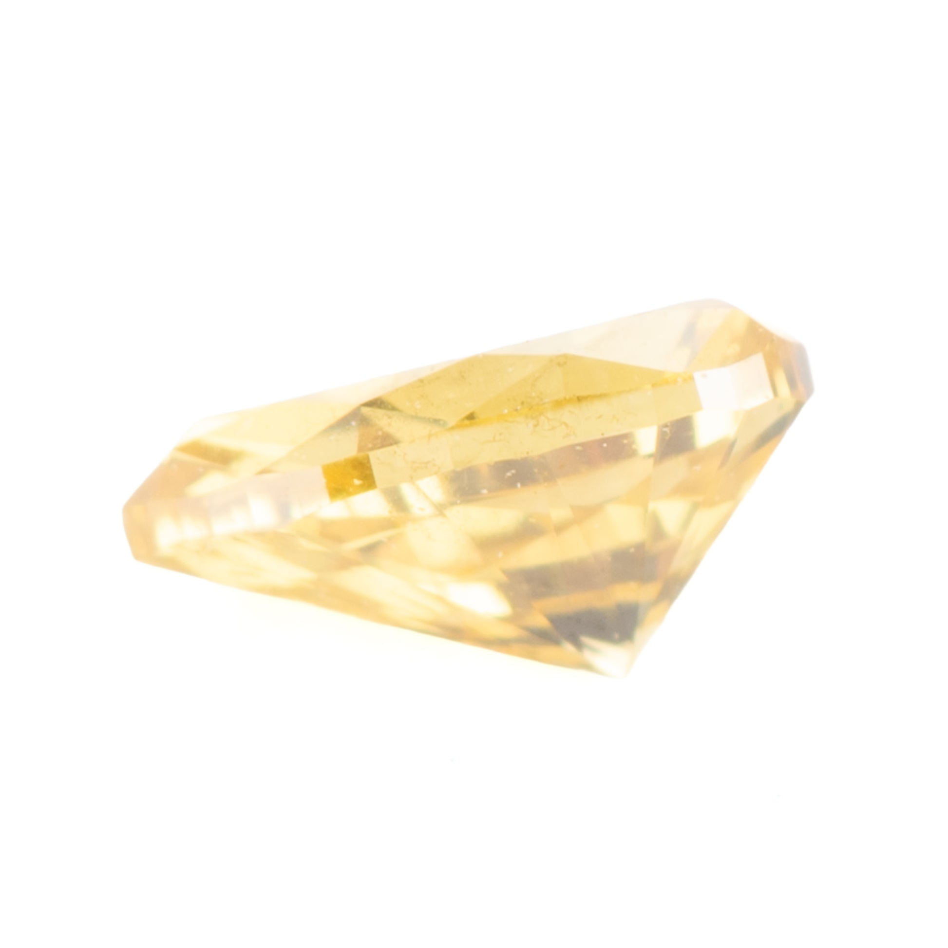 ペアシェイプ 0.163ct Fancy Deep Yellow ファンシーディープイエロー SI1 CGL