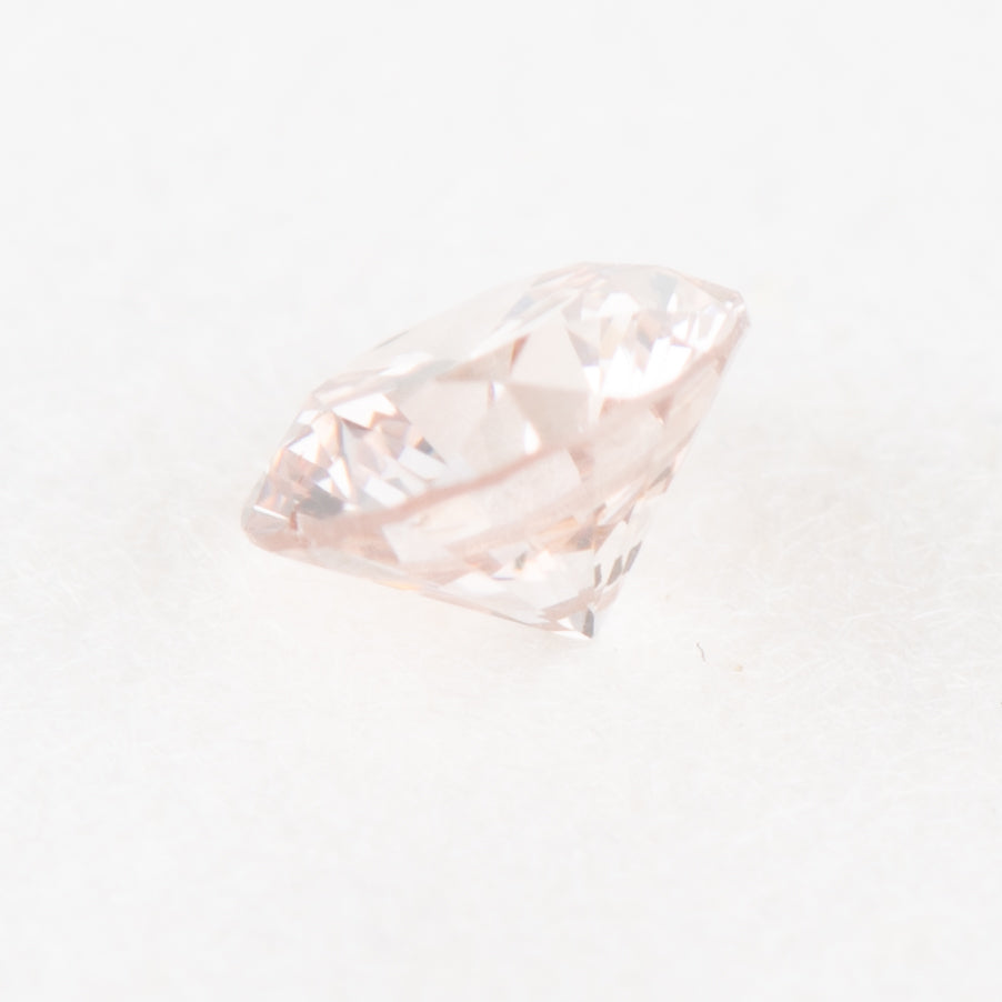 0.119ct, ファンシーライトオレンジ―ピンクダイヤモンド, SI2, ラウンド, CGL