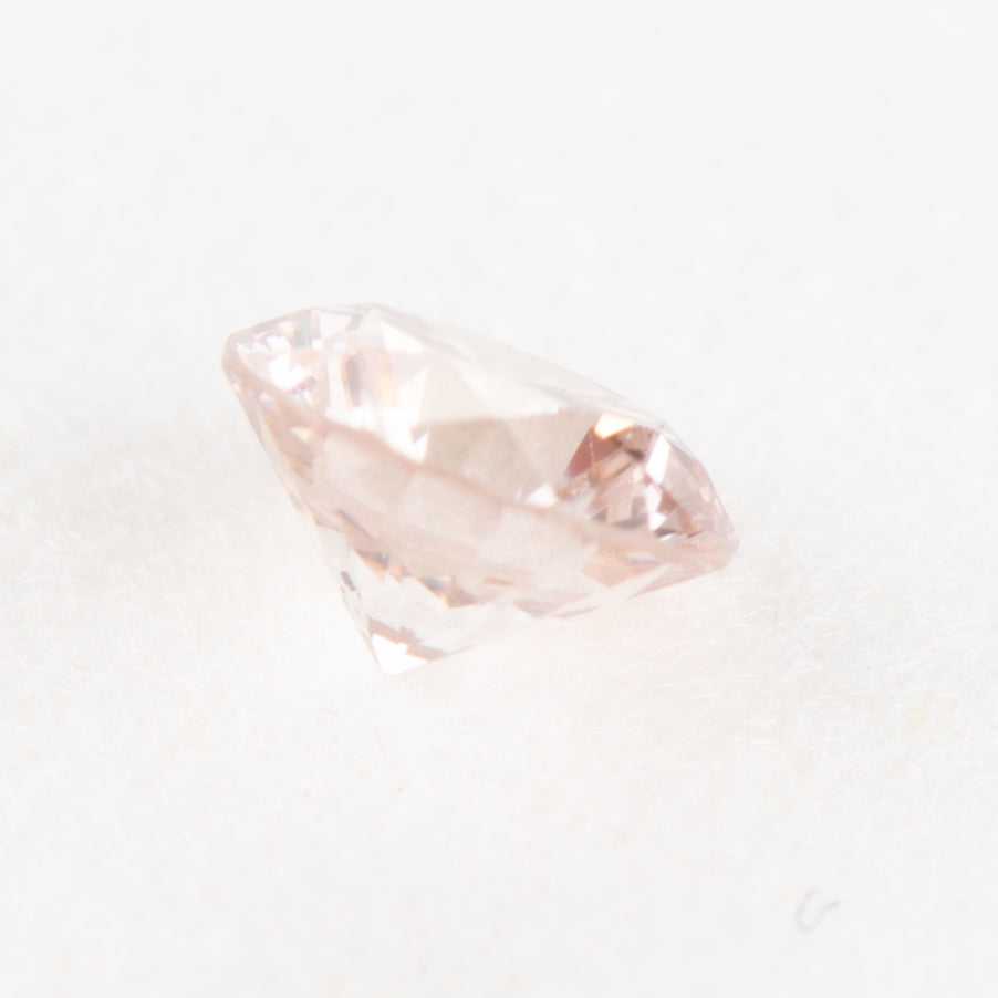0.119ct, ファンシーライトオレンジ―ピンクダイヤモンド, SI2, ラウンド, CGL
