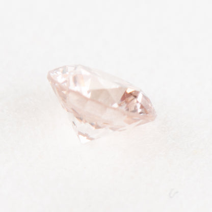 0.119ct, ファンシーライトオレンジ―ピンクダイヤモンド, SI2, ラウンド, CGL
