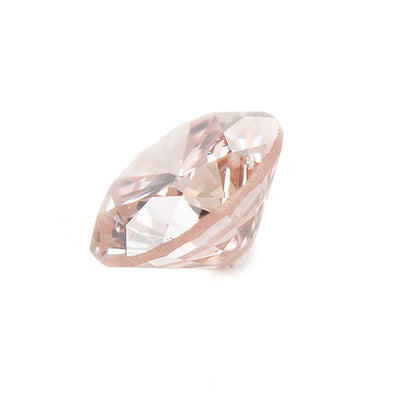 0.118ct, ファンシーライトオレンジ―ピンクダイヤモンド, SI2, ラウンド, CGL　Fancy Light Orangy Pink Diamond