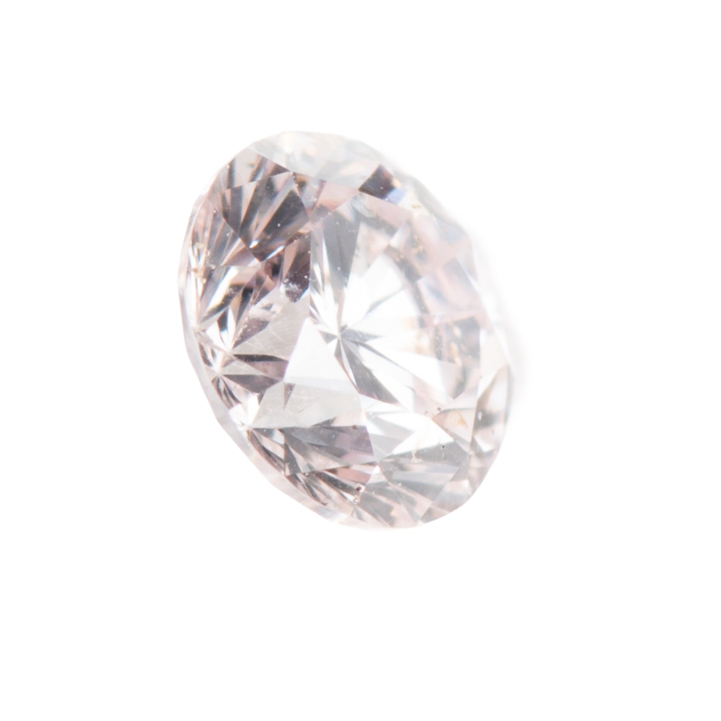 0.148ct, ベリーライトピンクダイヤモンド, SI2, ラウンド, CGL Very Light pink diamond