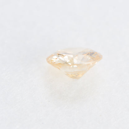 0.100ct, ファンシーライトオレンジイエローダイヤモンド, SI2, ラウンド, CGL