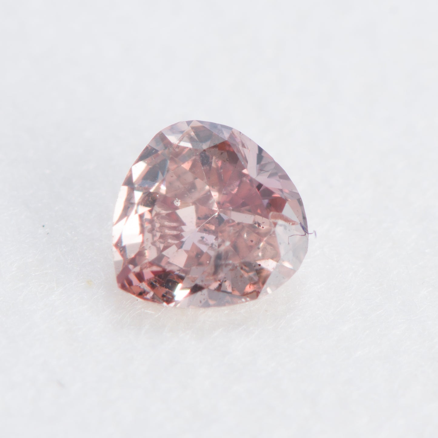 0.109ct, ファンシーディープブラウニッシュピンクダイヤモンド, SI2, ラウンド, CGL