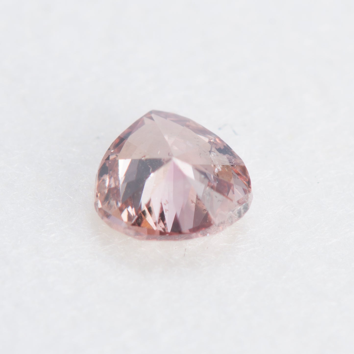 0.109ct, ファンシーディープブラウニッシュピンクダイヤモンド, SI2, ラウンド, CGL Fancy Deep brownish pink