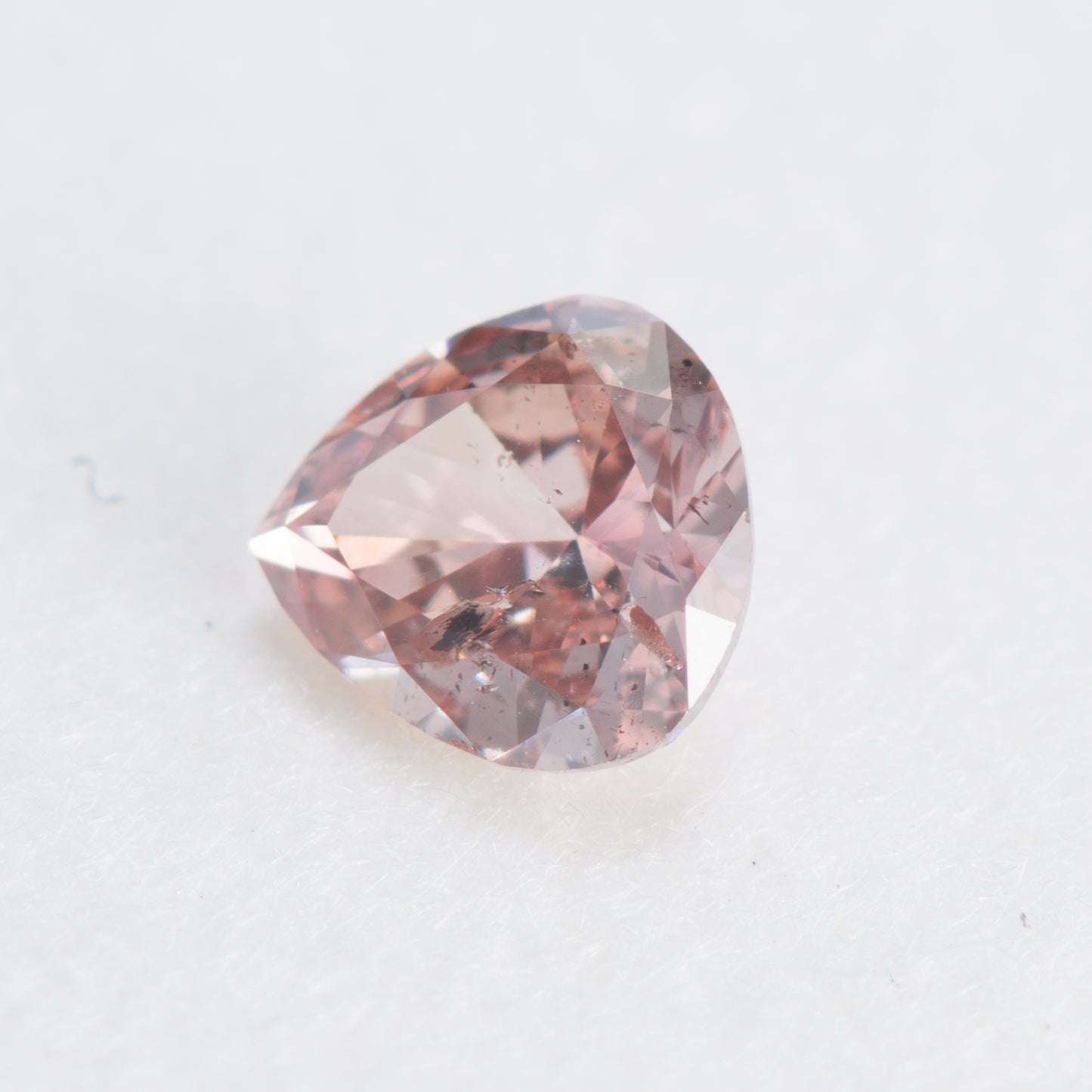 0.109ct, ファンシーディープブラウニッシュピンクダイヤモンド, SI2, ラウンド, CGL