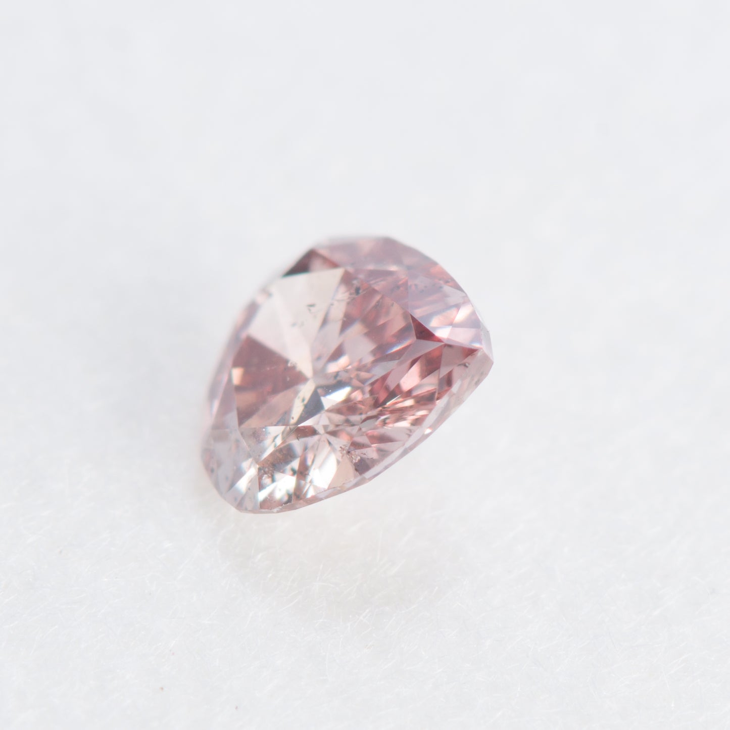 0.109ct, ファンシーディープブラウニッシュピンクダイヤモンド, SI2, ラウンド, CGL