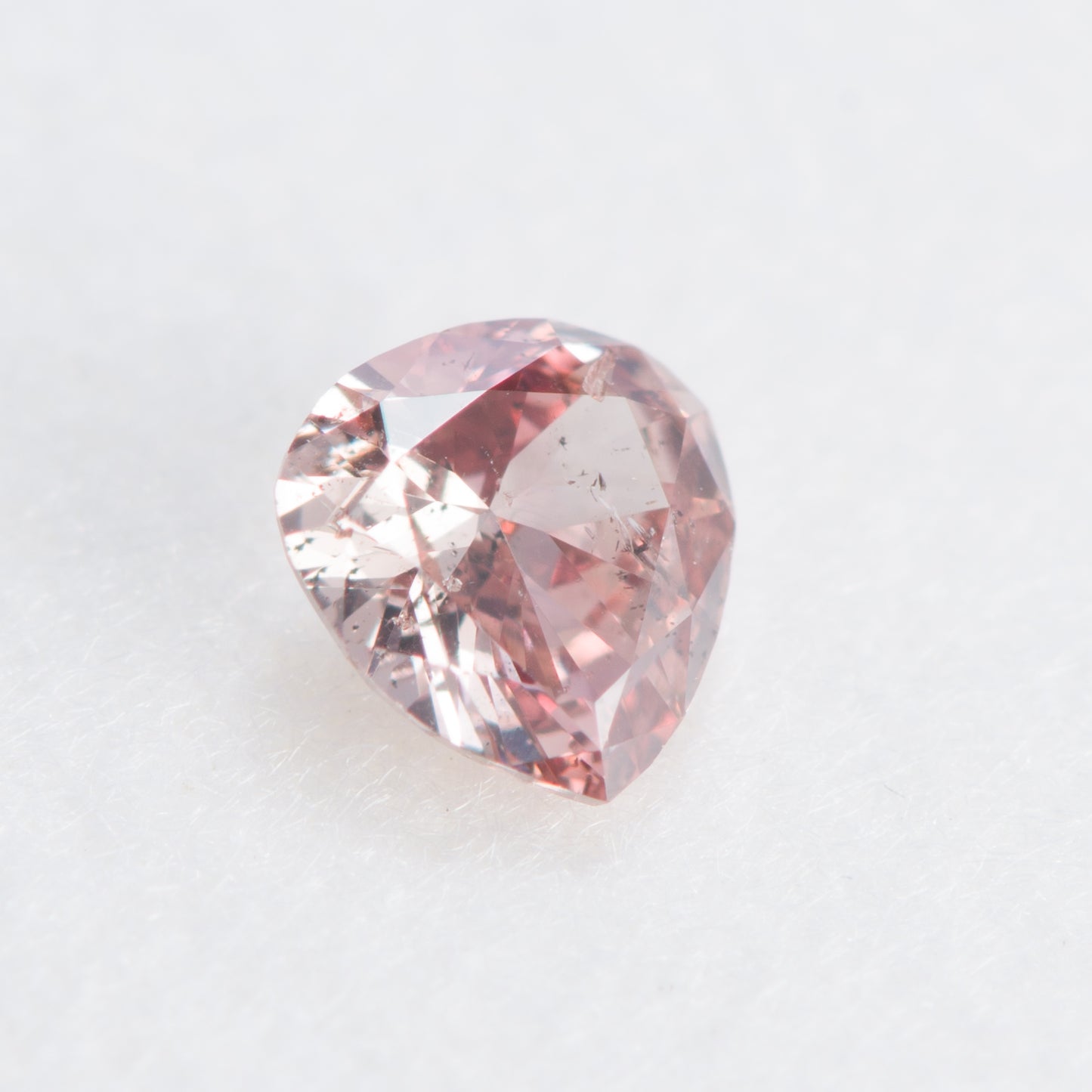 0.109ct, ファンシーディープブラウニッシュピンクダイヤモンド, SI2, ラウンド, CGL