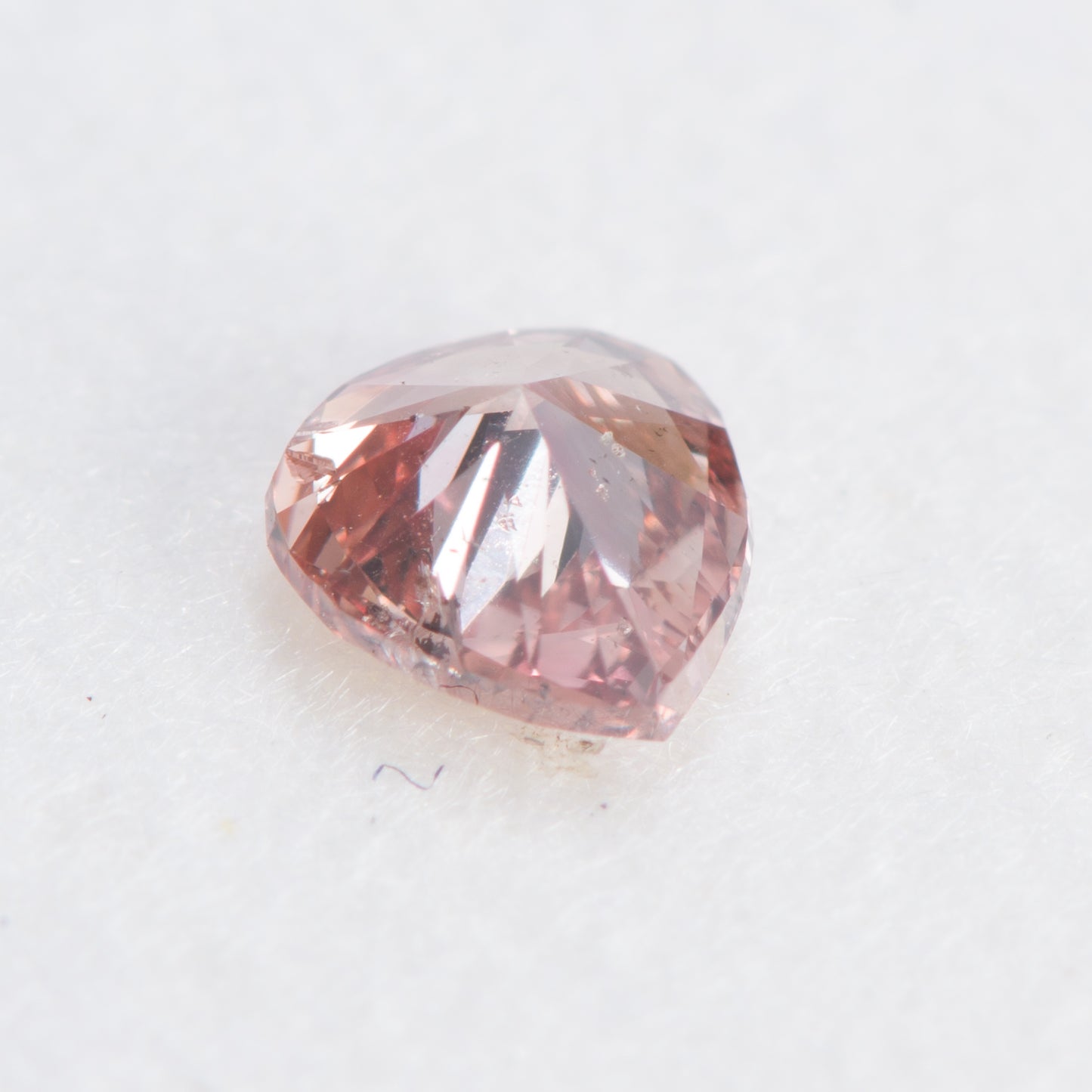 0.109ct, ファンシーディープブラウニッシュピンクダイヤモンド, SI2, ラウンド, CGL Fancy Deep brownish pink