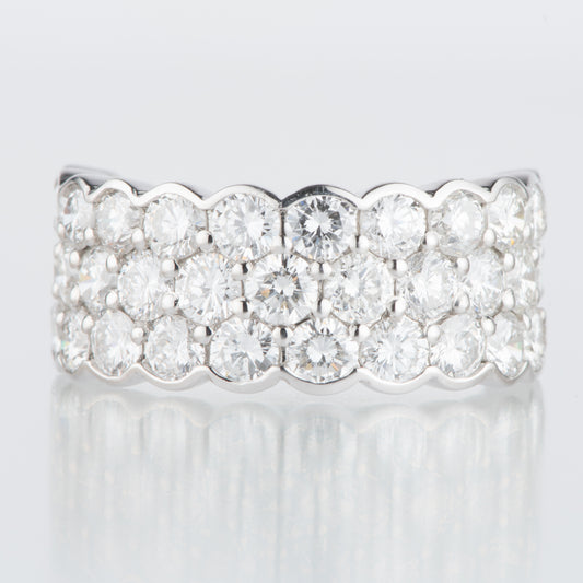 4.13ct ダイヤモンド　パヴェリング プラチナ製