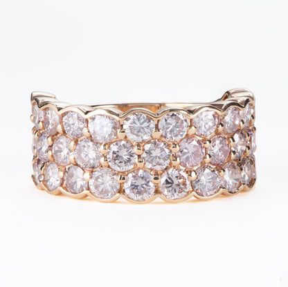 3.40ct ピンクダイヤモンド パヴェリング ピンクゴールド製 PD3.40ct K18PG