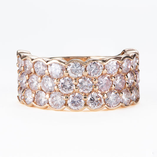 3.40ct ピンクダイヤモンド パヴェリング ピンクゴールド製 PD3.40ct K18PG