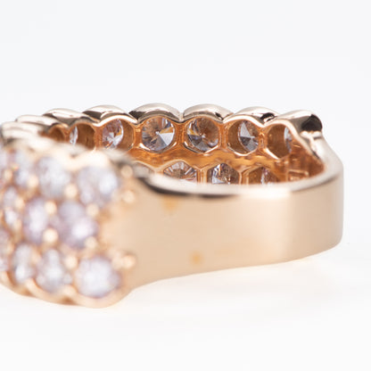 3.40ct ピンクダイヤモンド パヴェリング ピンクゴールド製 PD3.40ct K18PG