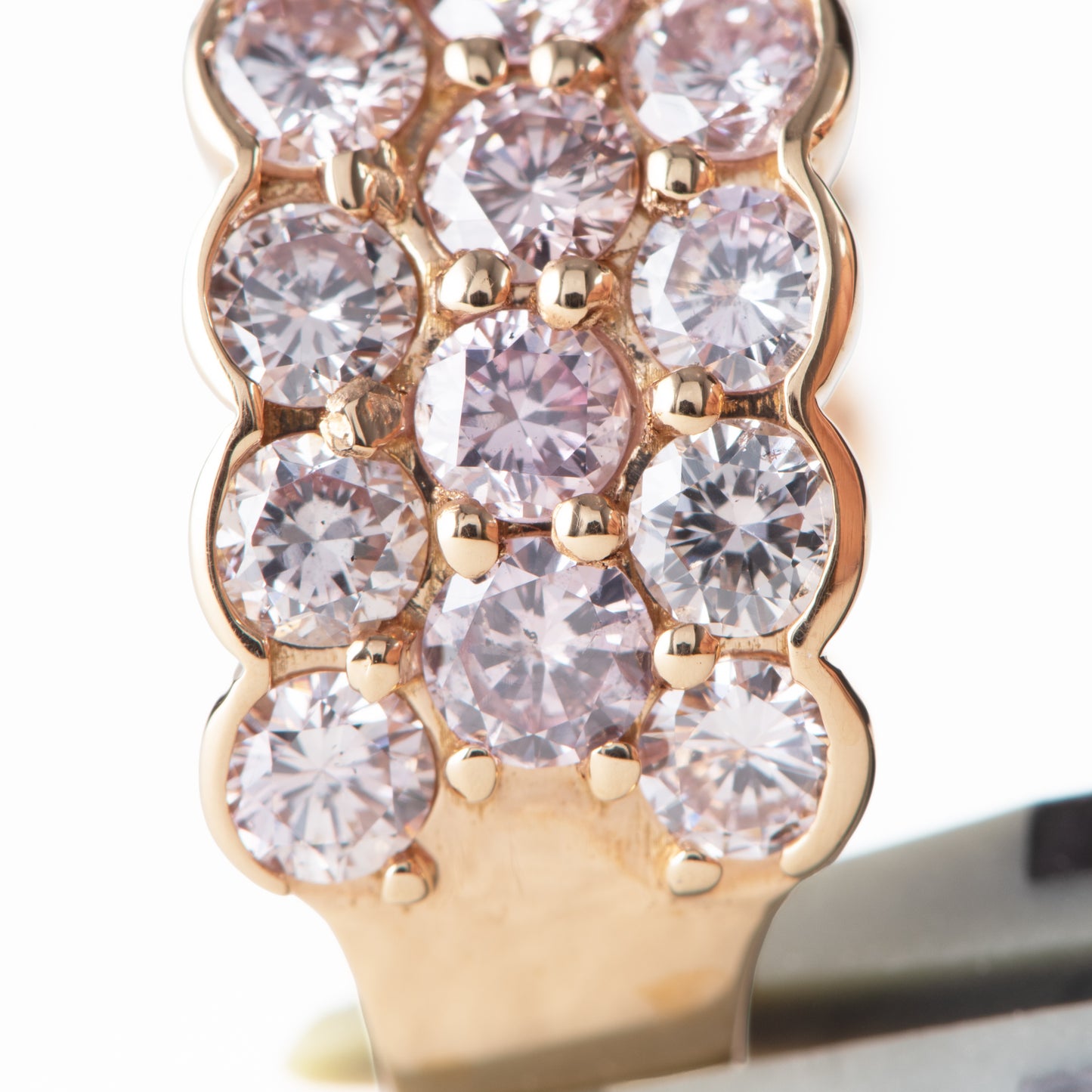 3.40ct ピンクダイヤモンド パヴェリング ピンクゴールド製 PD3.40ct K18PG