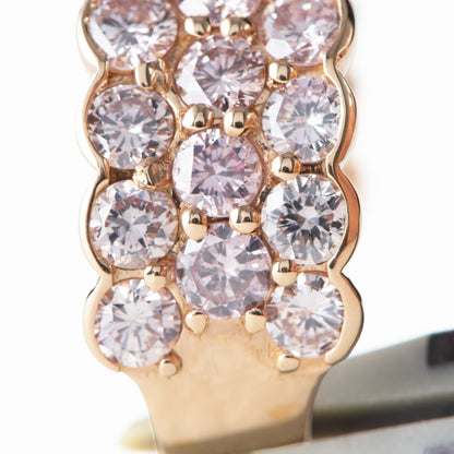 3.40ct ピンクダイヤモンド パヴェリング ピンクゴールド製 PD3.40ct K18PG