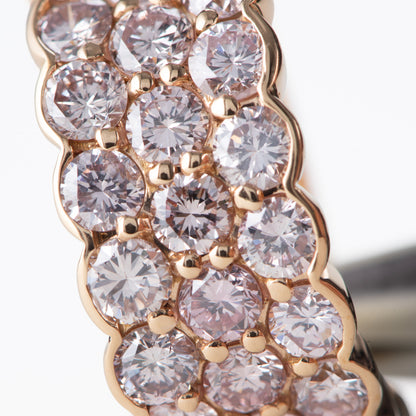 3.40ct ピンクダイヤモンド パヴェリング ピンクゴールド製 PD3.40ct K18PG