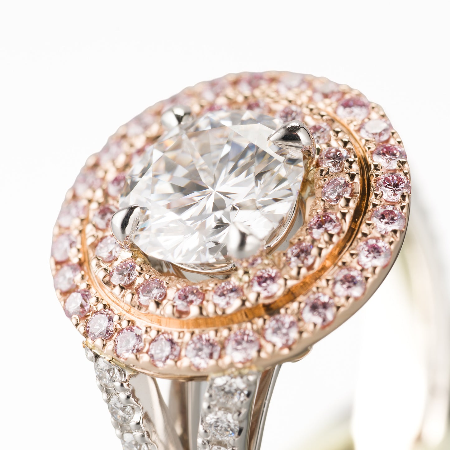 ZUISHO | ダイヤモンド 1.58ct Dカラー IF GIAレポート付 アーガイルピンクダイヤモンド 0.41ct Fancy Pink プラチナ950 K18PG リング ダイヤモンド 0.39ct D-F VS H&C