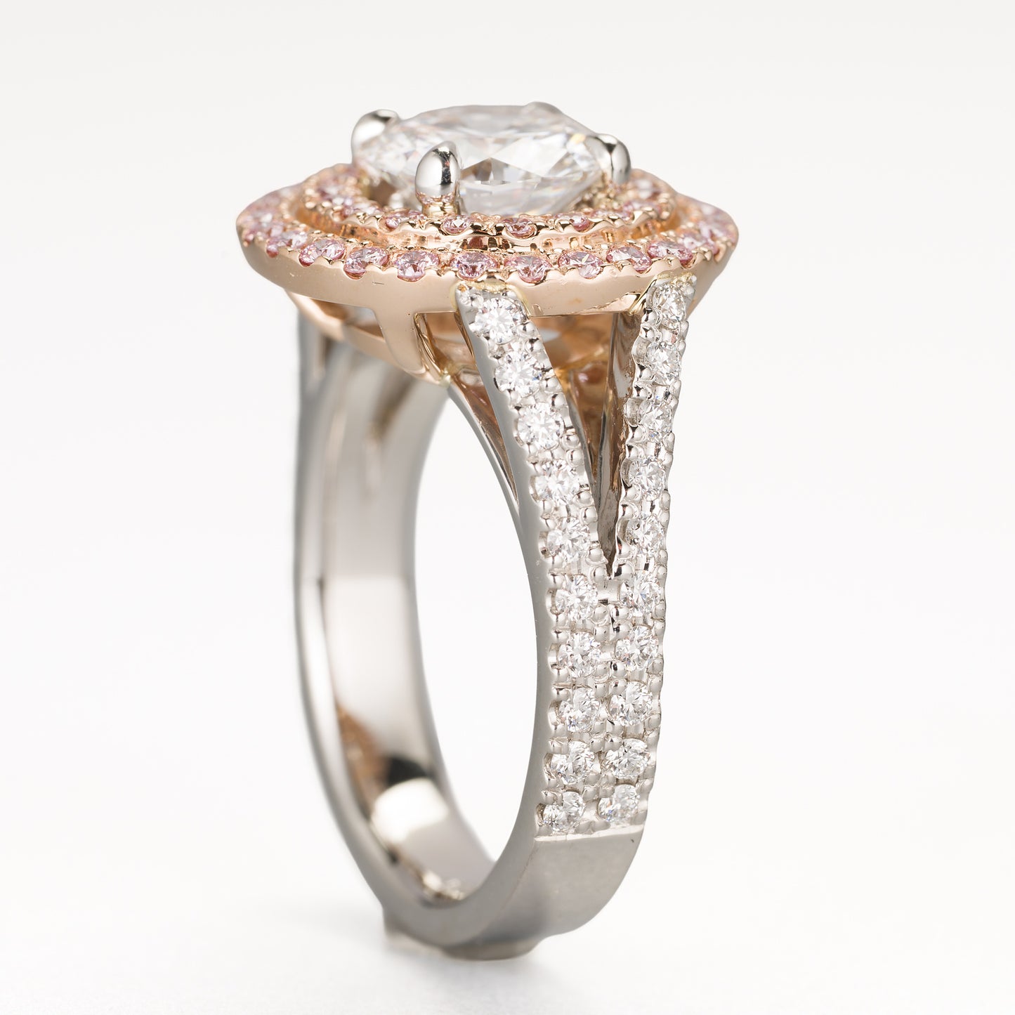 ZUISHO | ダイヤモンド 1.58ct Dカラー IF GIAレポート付 アーガイルピンクダイヤモンド 0.41ct Fancy Pink プラチナ950 K18PG リング ダイヤモンド 0.39ct D-F VS H&C