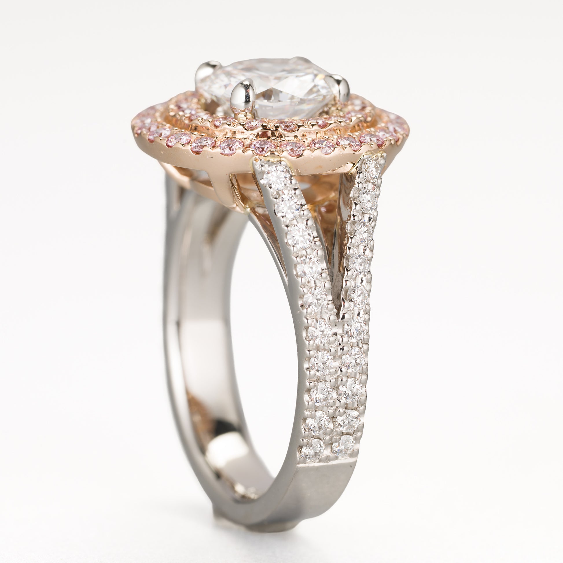 ZUISHO | ダイヤモンド 1.58ct Dカラー IF GIAレポート付 アーガイルピンクダイヤモンド 0.41ct Fancy Pink プラチナ950 K18PG リング ダイヤモンド 0.39ct D-F VS H&C