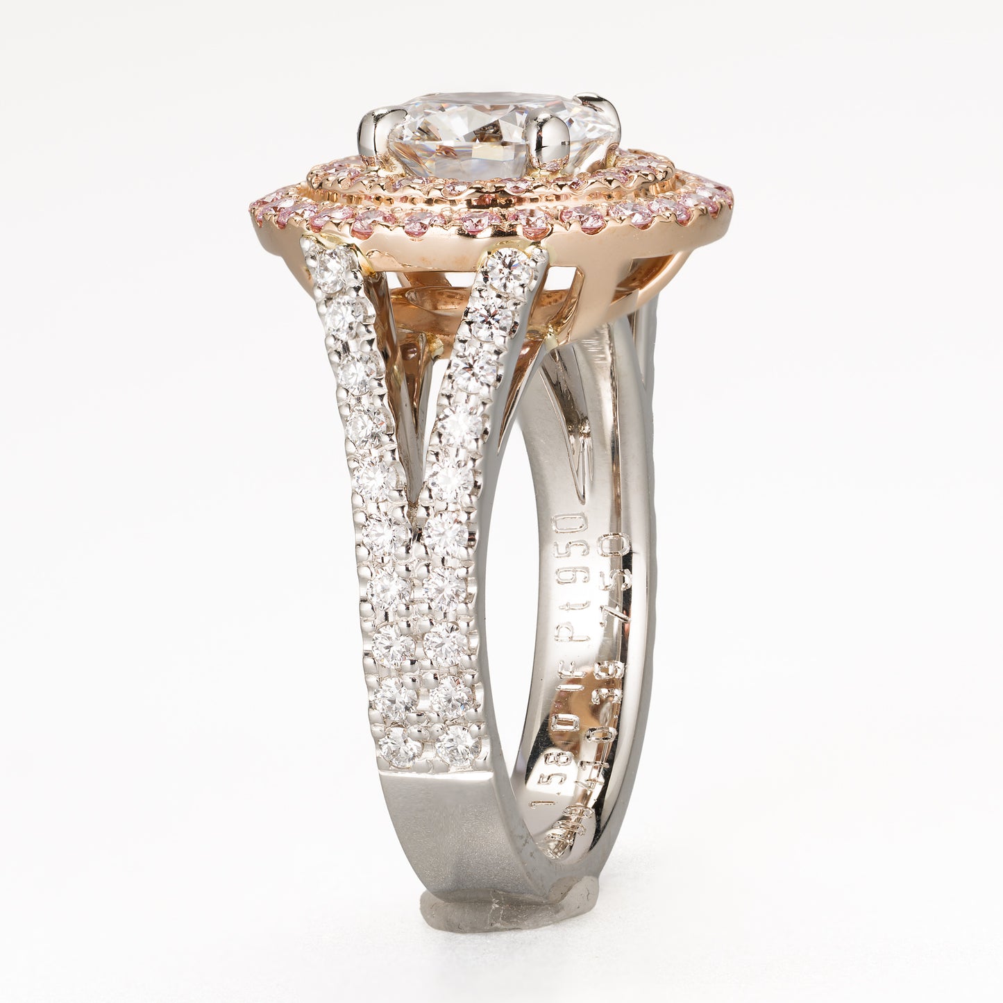 ZUISHO | ダイヤモンド 1.58ct Dカラー IF GIAレポート付 アーガイルピンクダイヤモンド 0.41ct Fancy Pink プラチナ950 K18PG リング ダイヤモンド 0.39ct D-F VS H&C