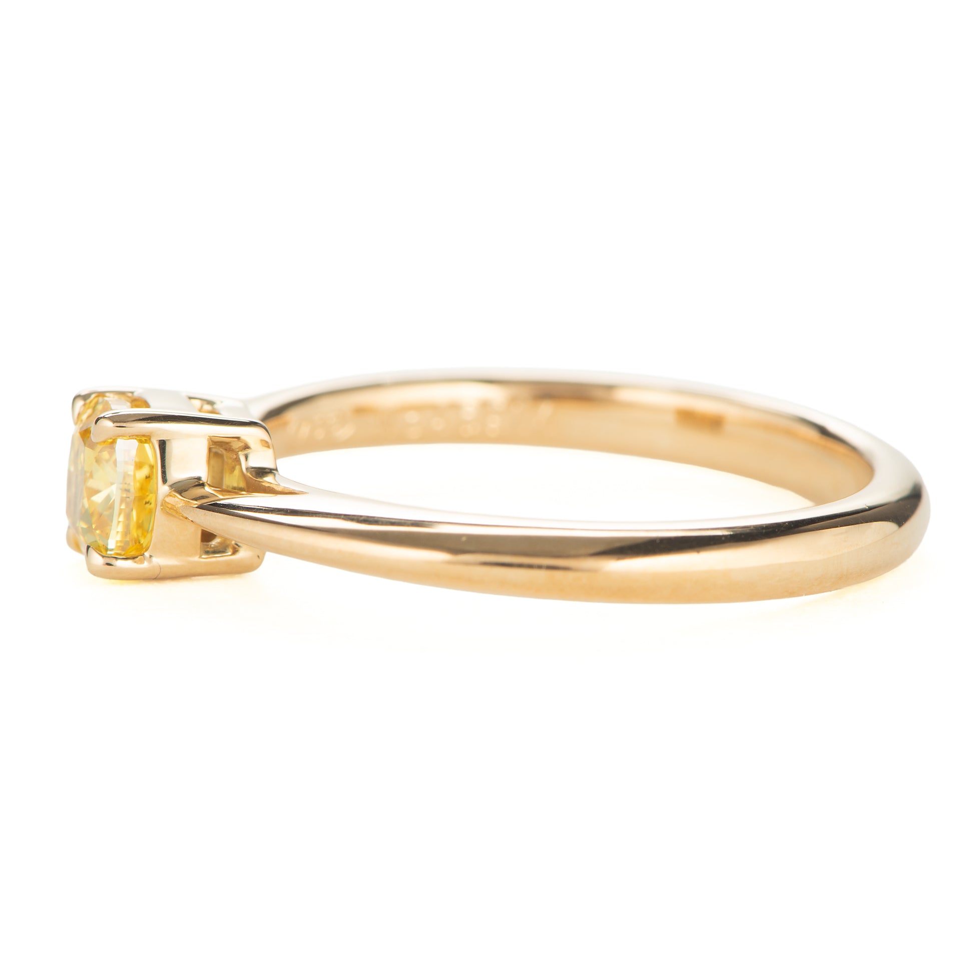 0.50ct ジミーイエローダイヤモンド ファンシービビッドイエローダイヤモンドリング 0.50ct SI1 GIA Zimmi yellow Fancy vivid yellow diamonds