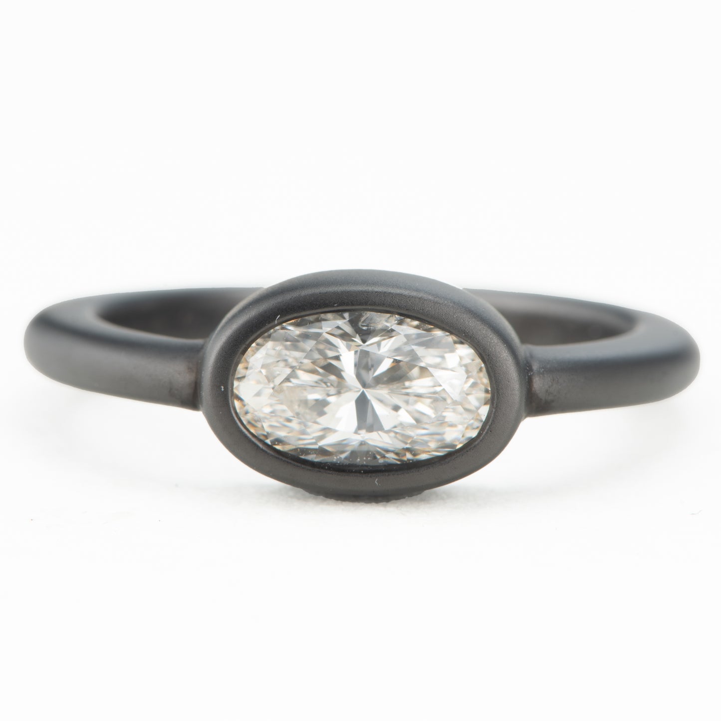 1.05ct D SI2 Very Good エンゲージリング オーバルブリリアントカット ダイヤモンド プラチナリング  (D: 1.05ct) Pt950 GIA